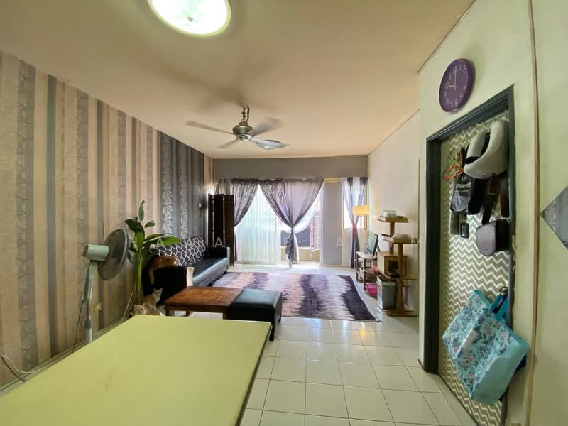 Apartment for Sale at Seraya Apartments - Hawa Ibrahim - Living Room - PropertyGuru.com.my