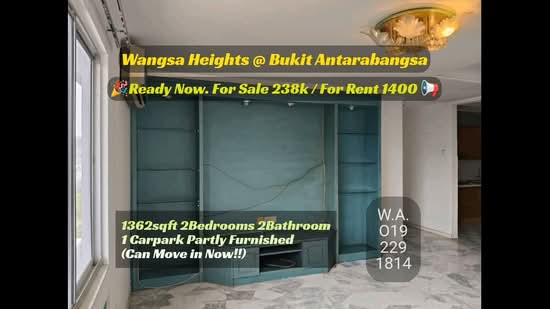 Kondominium untuk Dijual di Wangsa Heights - Wincent Chuah - PropertyGuru.com.my
