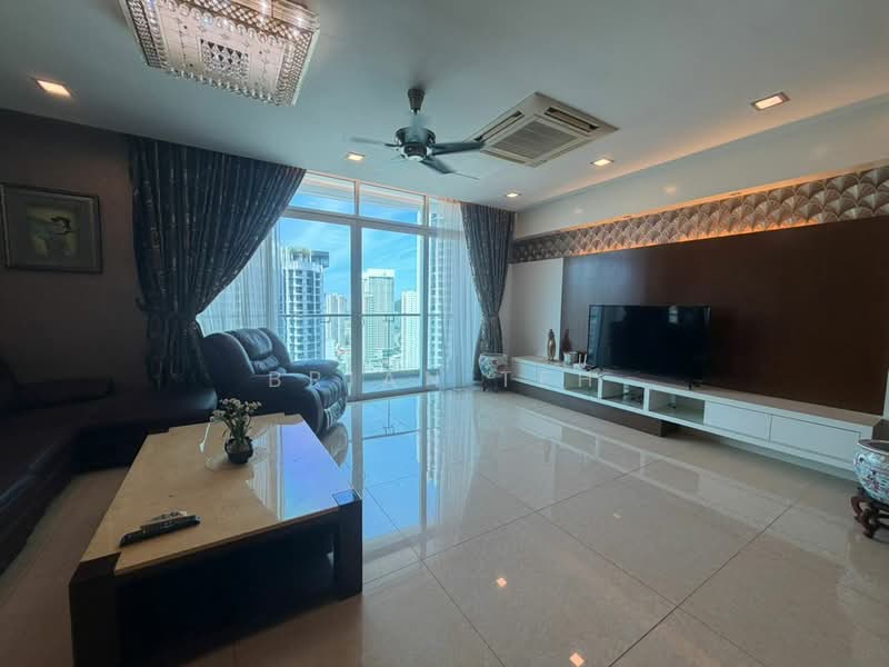 H Residence (One Ritz Residence / Kelawai View) untuk Untuk Disewa - RM 12,000 /bulan, Mac 2026 - Living Room - PropertyGuru.com.my