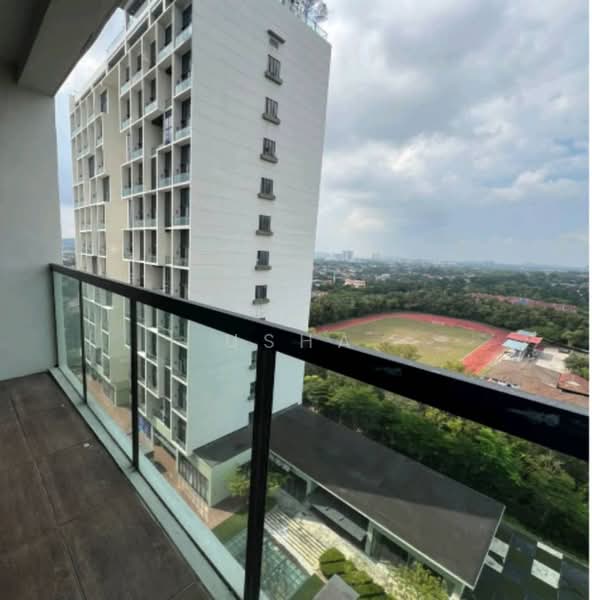 Service Residence for Sale at The Square @ One City - Usha - Balcony - PropertyGuru.com.my