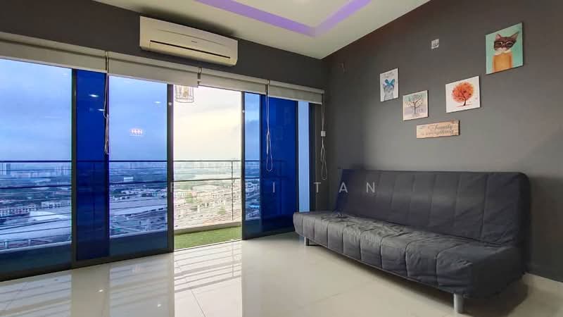 Service Residence for Rent at SetiaWalk - Fendi tan - Living Room - PropertyGuru.com.my
