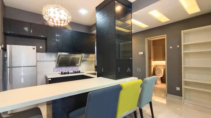Service Residence for Rent at SetiaWalk - Fendi tan - Kitchen - PropertyGuru.com.my
