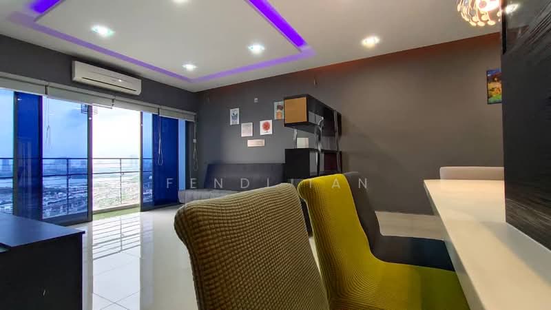 Service Residence for Rent at SetiaWalk - Fendi tan - Living Room - PropertyGuru.com.my