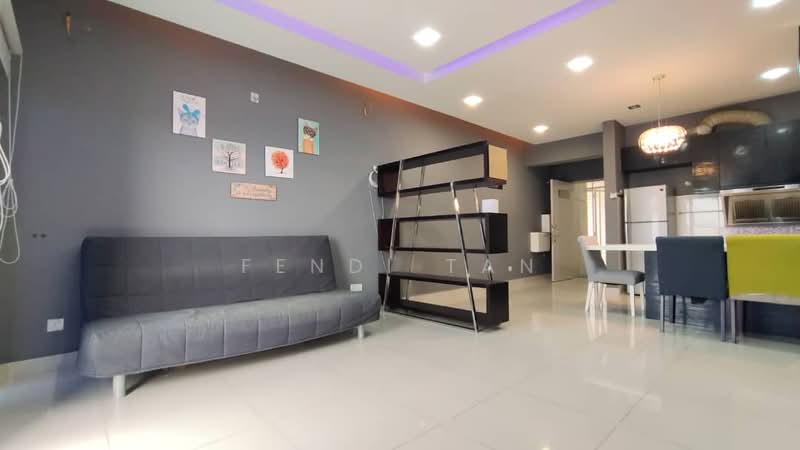 Service Residence for Rent at SetiaWalk - Fendi tan - Living Room - PropertyGuru.com.my