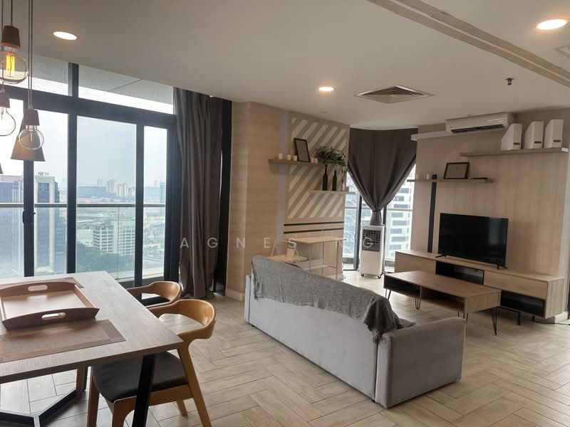 Service Residence for Rent at SOHO @ Empire City - Agnes Ng - Living Room - PropertyGuru.com.my