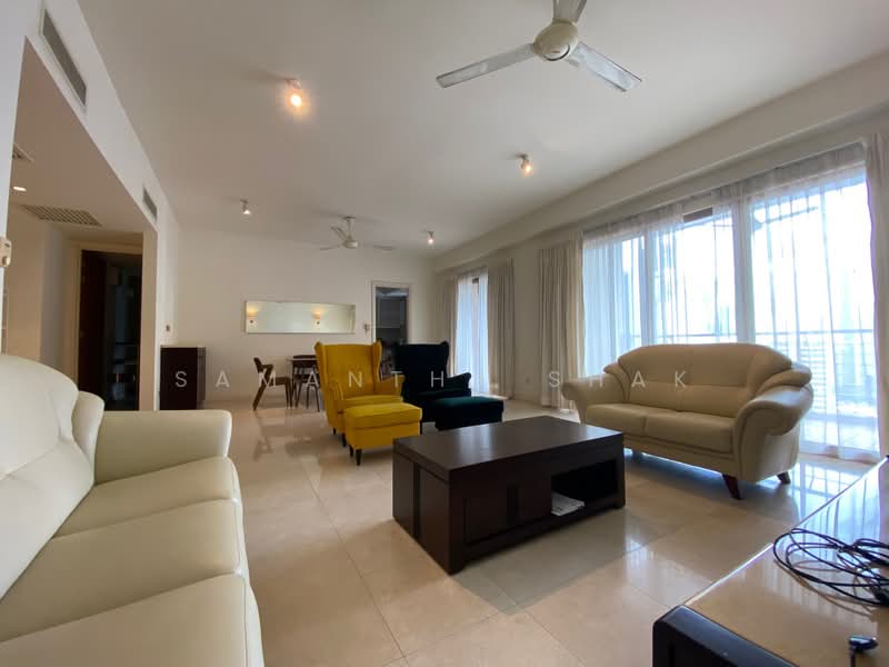 Kondominium untuk Disewa di Hampshire Park Condominium - Samantha Shak - Living Room - PropertyGuru.com.my