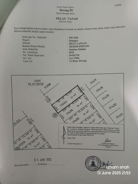 Untuk Dijual - Taman Bukit Teratai