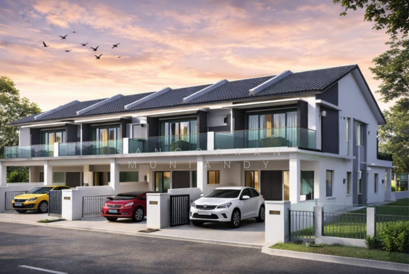 2-storey Terraced House for Sale in Kubang Semang (Penang) - Sanggaran Muniandy - Exterior - PropertyGuru.com.my