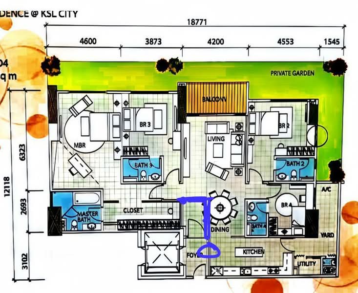 Untuk Dijual KSL D'Esplanade Residence