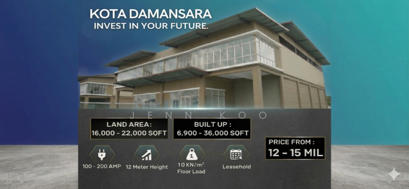 Semi-D Factory for Sale in Kota Damansara (Selangor) - JENN KOO - Exterior - PropertyGuru.com.my