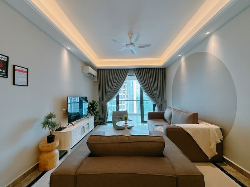 Kondominium untuk Dijual di R&F Princess Cove Phase 2-Seine Region - Xin Yi - Living Room - PropertyGuru.com.my