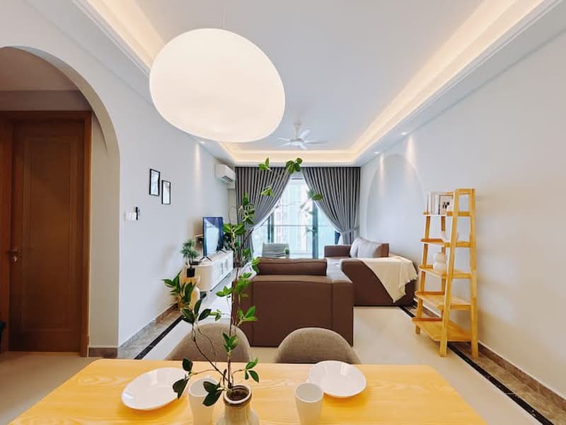 Kondominium untuk Dijual di R&F Princess Cove Phase 2-Seine Region - Xin Yi - Living Room - PropertyGuru.com.my