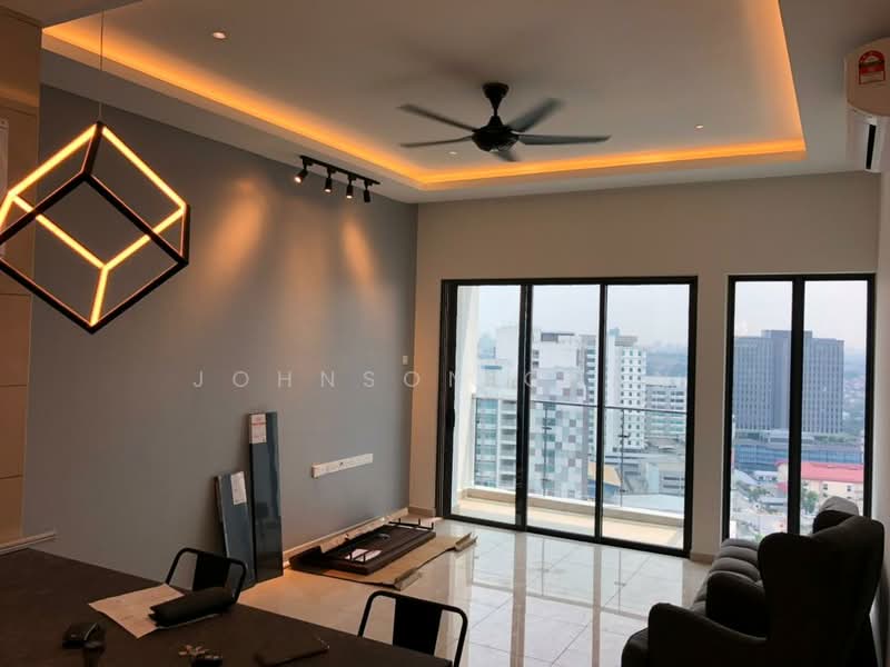 Service Residence for Sale at PJ Midtown - Johnson Chan - Living Room - PropertyGuru.com.my