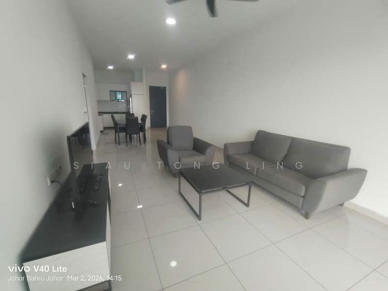 Servis Apartment untuk Disewa di Pinnacle Tower - Siau Tong Ling - Living Room - PropertyGuru.com.my
