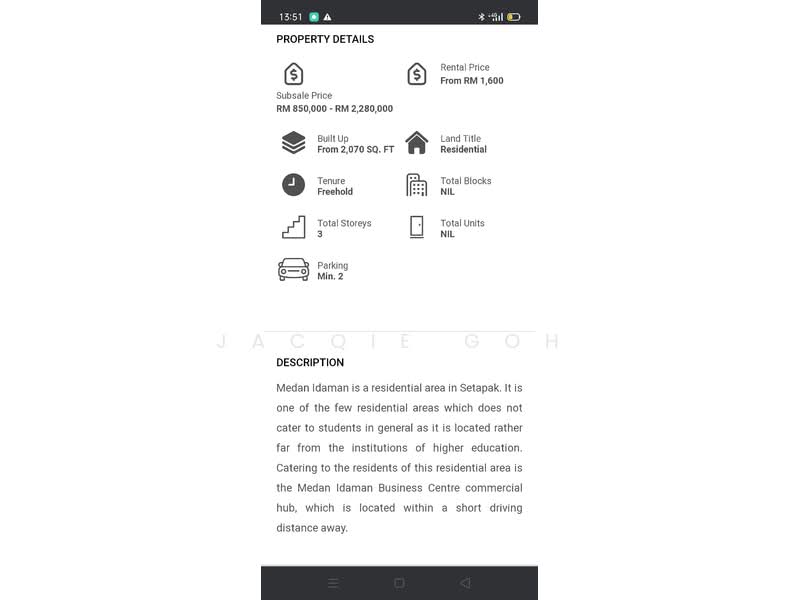 Untuk Dijual - Medan Idaman