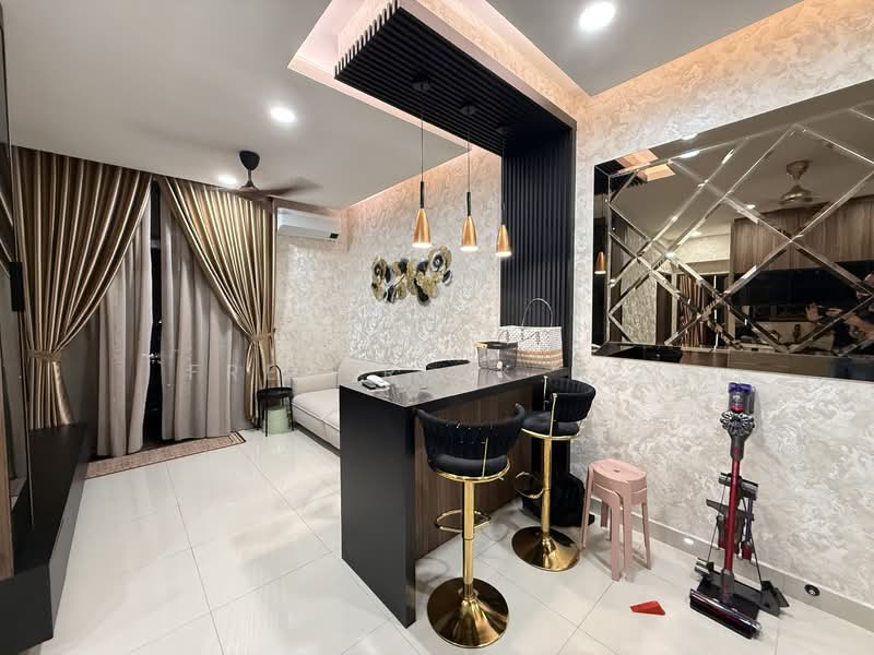 Service Residence for Sale at Henna Residence @ The Quartz WM - Frederick Lim - Living Room - PropertyGuru.com.my