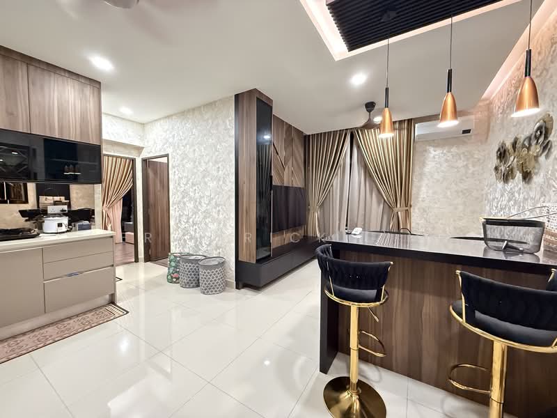 Service Residence for Sale at Henna Residence @ The Quartz WM - Frederick Lim - Living Room - PropertyGuru.com.my
