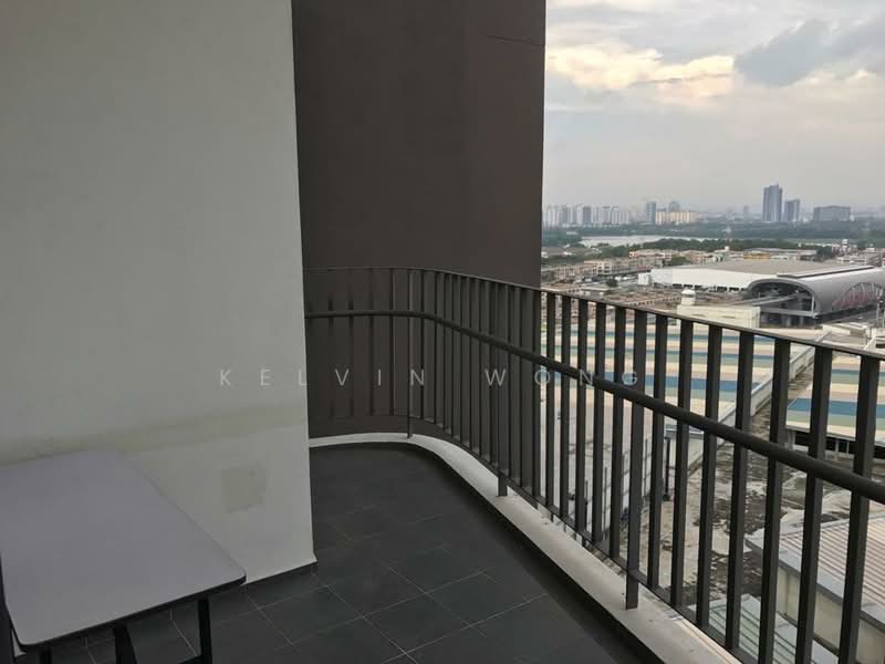 Service Residence for Rent at TRiGON Luxury Residences - Kelvin Wong - Balcony - PropertyGuru.com.my
