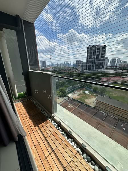 Service Residence for Sale at Sinaran - Christie Wong - Balcony - PropertyGuru.com.my