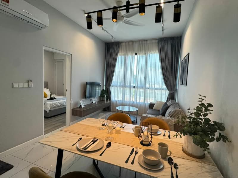 Servis Apartment untuk Dijual di Cubic Botanical - Jacquin Tan - Living Room - PropertyGuru.com.my