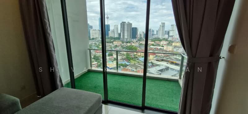 Service Residence for Rent at Setia SKY Residences - Shiva Kharvaran - Balcony - PropertyGuru.com.my