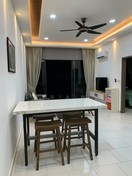 Service Residence for Sale at Astetica Residences - Georgia Wong - Living Room - PropertyGuru.com.my