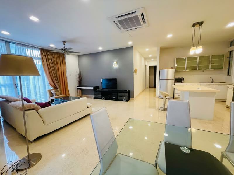 Condominium for Sale at Idaman Residence - Chelsea Tan - Living Room - PropertyGuru.com.my