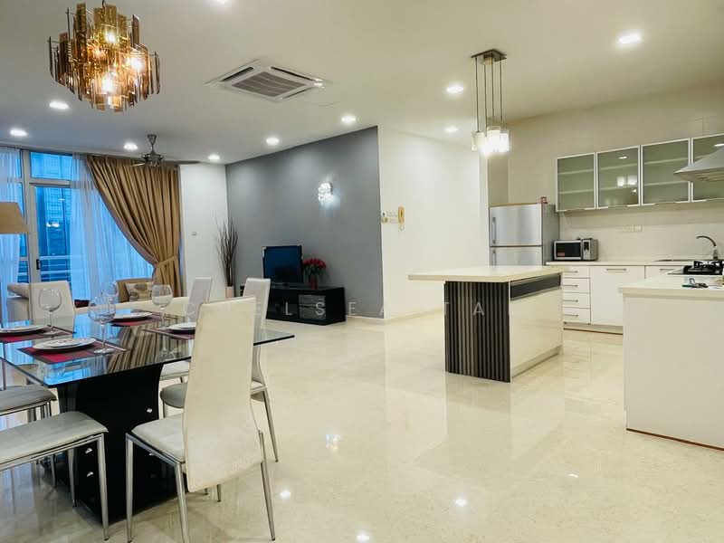 Condominium for Sale at Idaman Residence - Chelsea Tan - Living Room - PropertyGuru.com.my