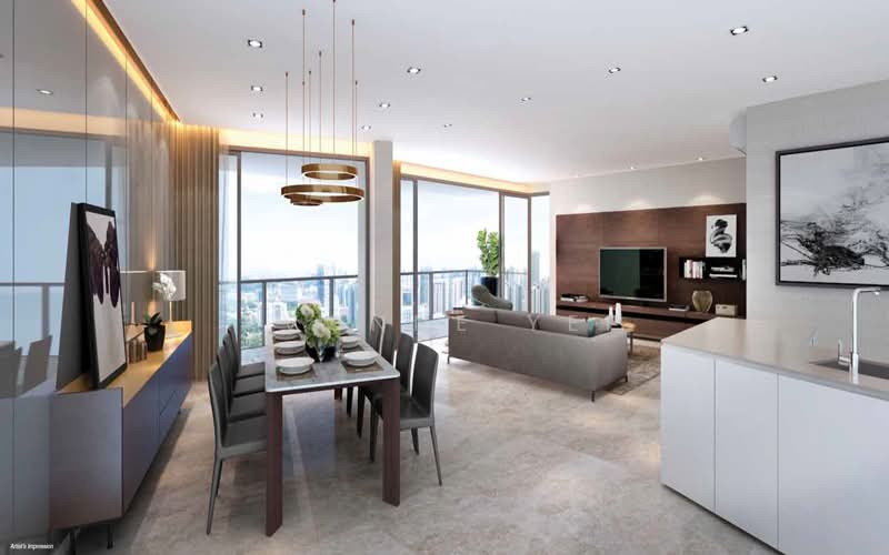 Dwi Aurora Residences untuk Untuk Dijual - RM 600,000, Mac 2026 - Living Room - PropertyGuru.com.my