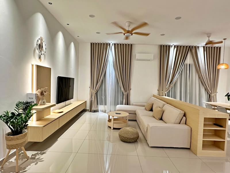 Semi-Detached House for Rent in Eco Ardence (Setia Alam) - Ray Lee - Living Room - PropertyGuru.com.my