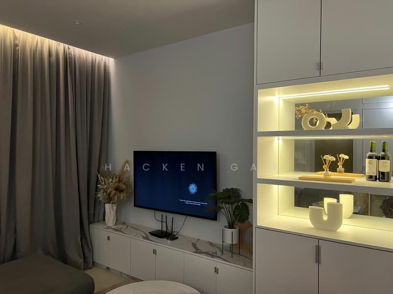 Service Residence for Sale at Cantara Residences - Hacken Gan - Living Room - PropertyGuru.com.my