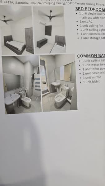 Kondominium untuk Disewa di i-Santorini - Alvin Sim - Bedroom - PropertyGuru.com.my