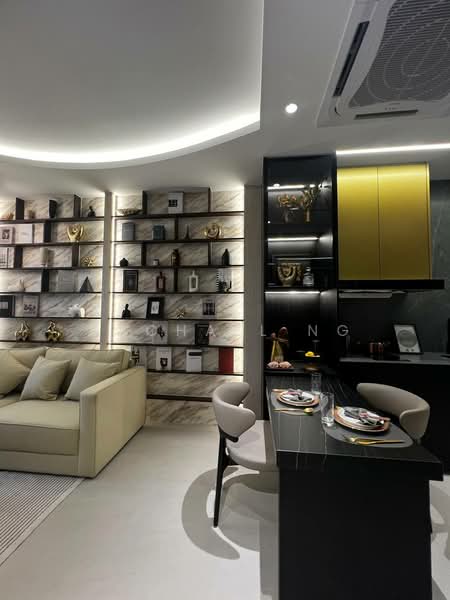 Service Residence for Sale at The Address @ Maxim Pelangi - Rachael Ng - Living Room - PropertyGuru.com.my