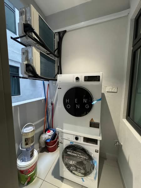 Apartment for Rent at D7 (D'Seven Lagoon Perdana) - Yu Heng Chong - Balcony - PropertyGuru.com.my