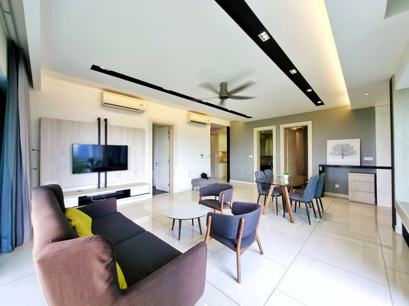 Condominium for Rent at One Central Park - Steven Lim - Living Room - PropertyGuru.com.my