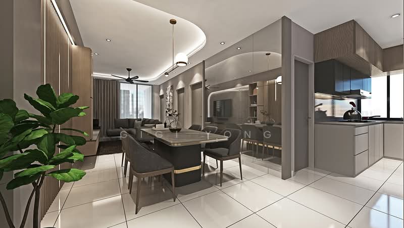 Bukit Kiara Residences untuk Untuk Dijual - RM 350,000, Mac 2026 - Living Room - PropertyGuru.com.my