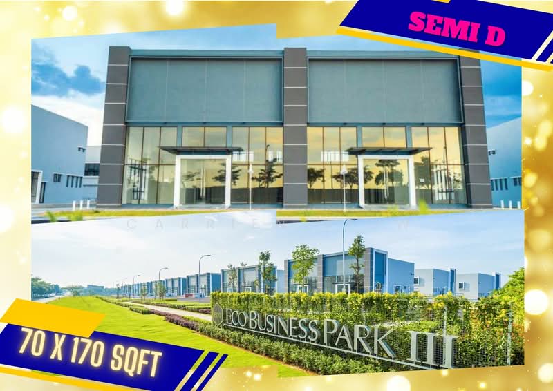 Eco Business Park 3 untuk Untuk Dijual - RM 2,600,000, Mac 2026 - Exterior - PropertyGuru.com.my