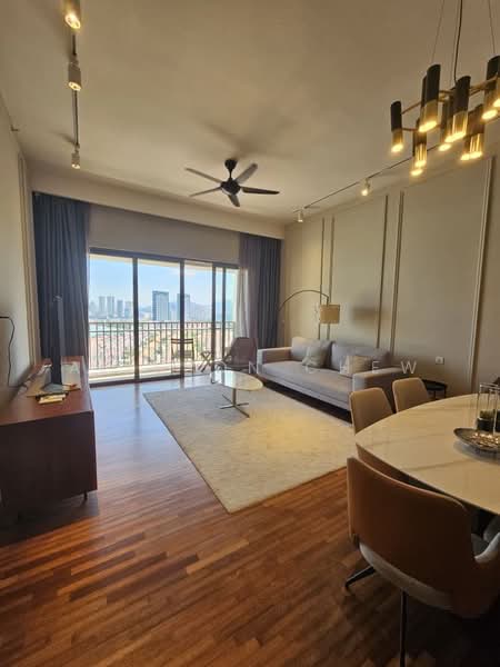 Service Residence for Sale at Straits Residences - Alisson Chew - Living Room - PropertyGuru.com.my