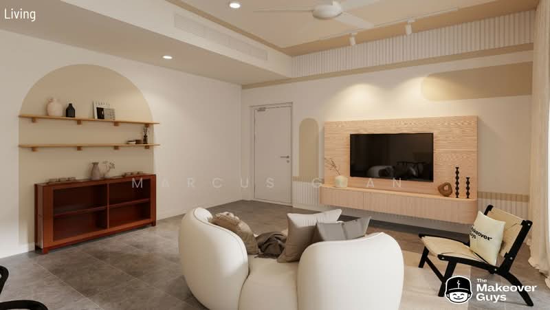 Kondominium untuk Disewa di Aetas Damansara - Marcus Guan - Living Room - PropertyGuru.com.my