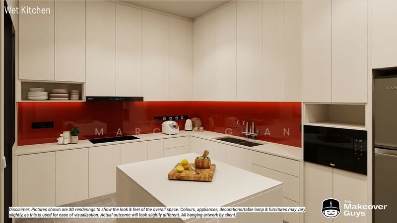 Kondominium untuk Disewa di Aetas Damansara - Marcus Guan - Kitchen - PropertyGuru.com.my