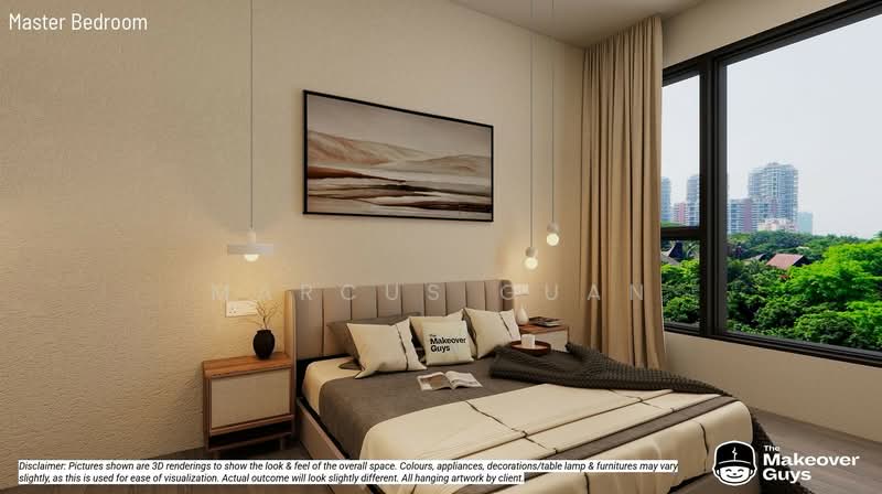 Kondominium untuk Disewa di Aetas Damansara - Marcus Guan - Master Bedroom - PropertyGuru.com.my