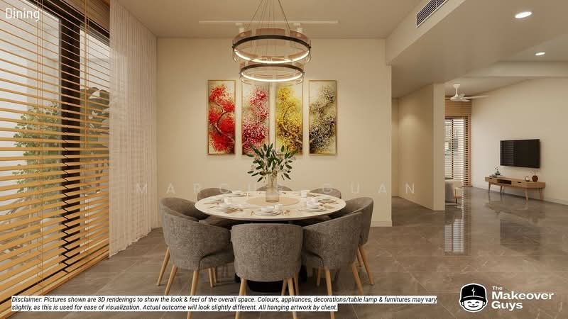 Kondominium untuk Disewa di Aetas Damansara - Marcus Guan - Dining Room - PropertyGuru.com.my