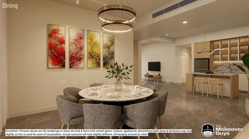 Kondominium untuk Disewa di Aetas Damansara - Marcus Guan - Dining Room - PropertyGuru.com.my