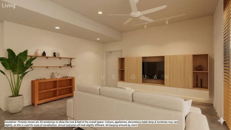 Kondominium untuk Disewa di Aetas Damansara - Marcus Guan - Living Room - PropertyGuru.com.my