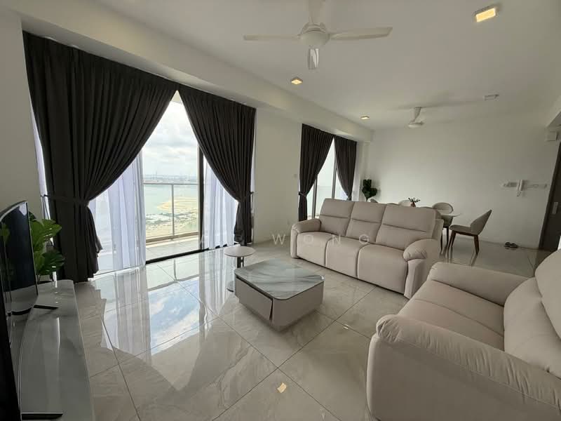 Service Residence for Rent at Senibong Cove - The WaterEdge Residences - Jay Wong - Living Room - PropertyGuru.com.my