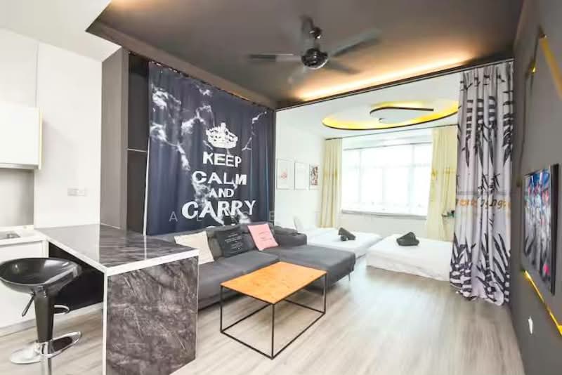 Service Residence for Rent at Twin Galaxy (Dwi Galaksi) - Alice Tew - Living Room - PropertyGuru.com.my