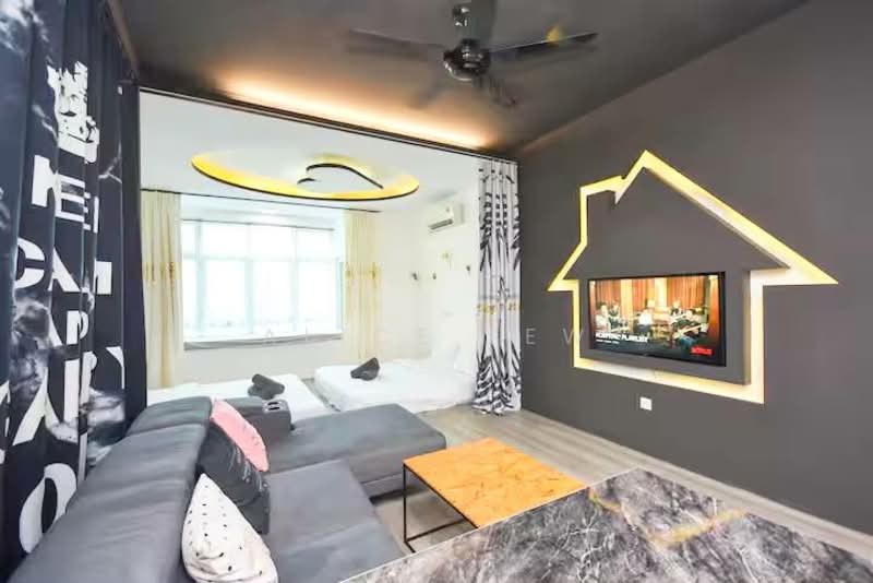 Service Residence for Sale at Twin Galaxy (Dwi Galaksi) - Alice Tew - Living Room - PropertyGuru.com.my