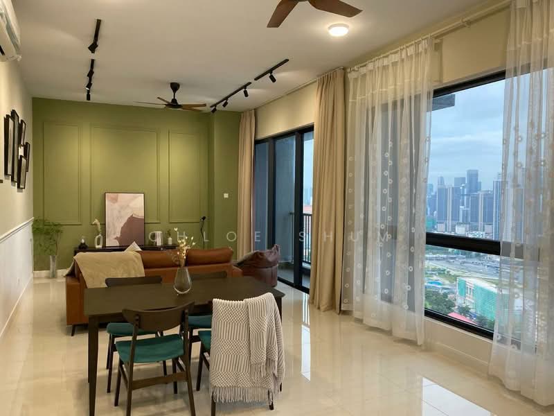 Condominium for Rent at One Cochrane Residence - Chloe Shum - Living Room - PropertyGuru.com.my