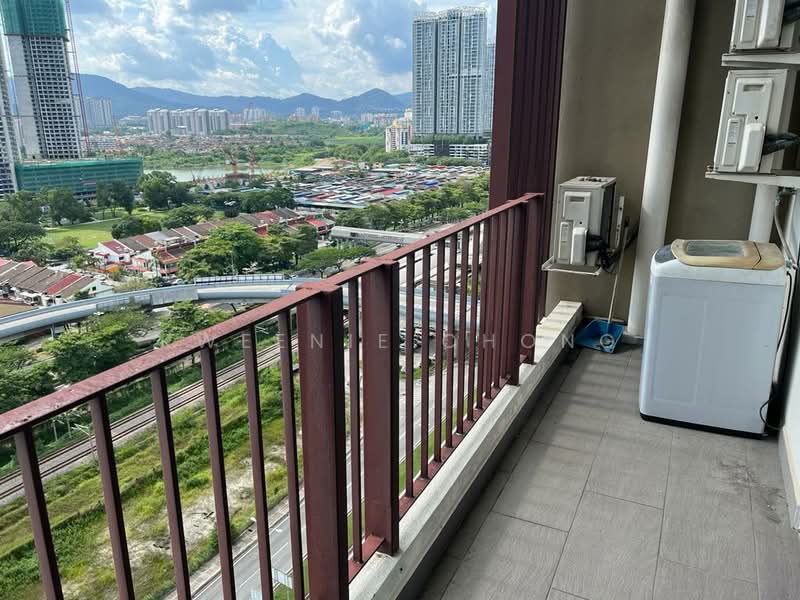 Service Residence for Rent at DEX Suites 2.0 (Tower B) @ Kiara East - Kweenie Chong - Balcony - PropertyGuru.com.my