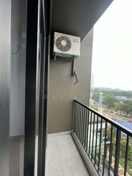 Service Residence for Sale at Twin Tower Residence - Zoey Lee - Balcony - PropertyGuru.com.my